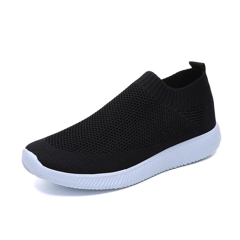 Zapatos redondos Flying knit sneakers