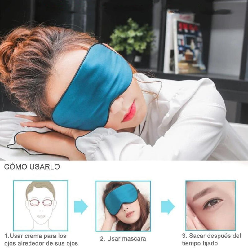 Mascarilla vaporosa para los ojos con USB