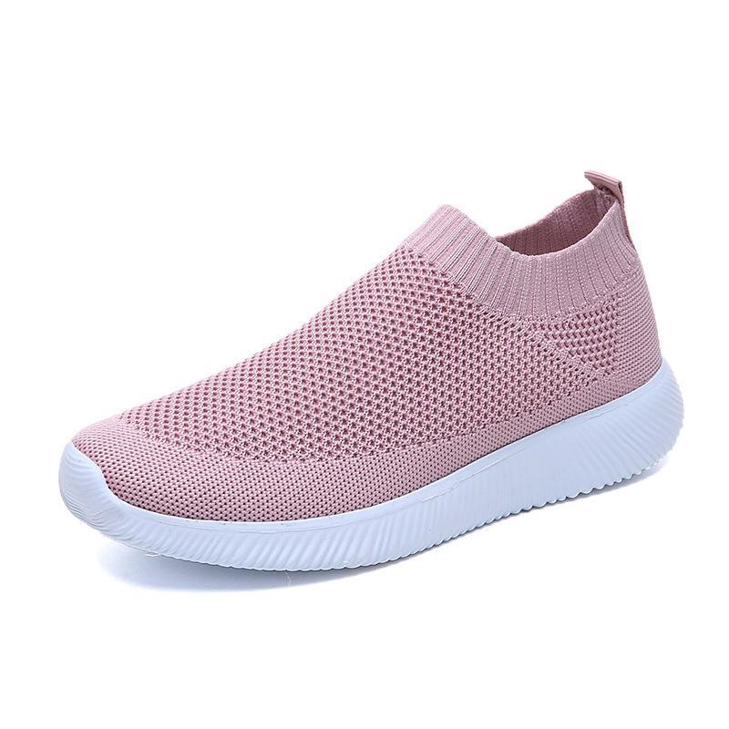 Zapatos redondos Flying knit sneakers