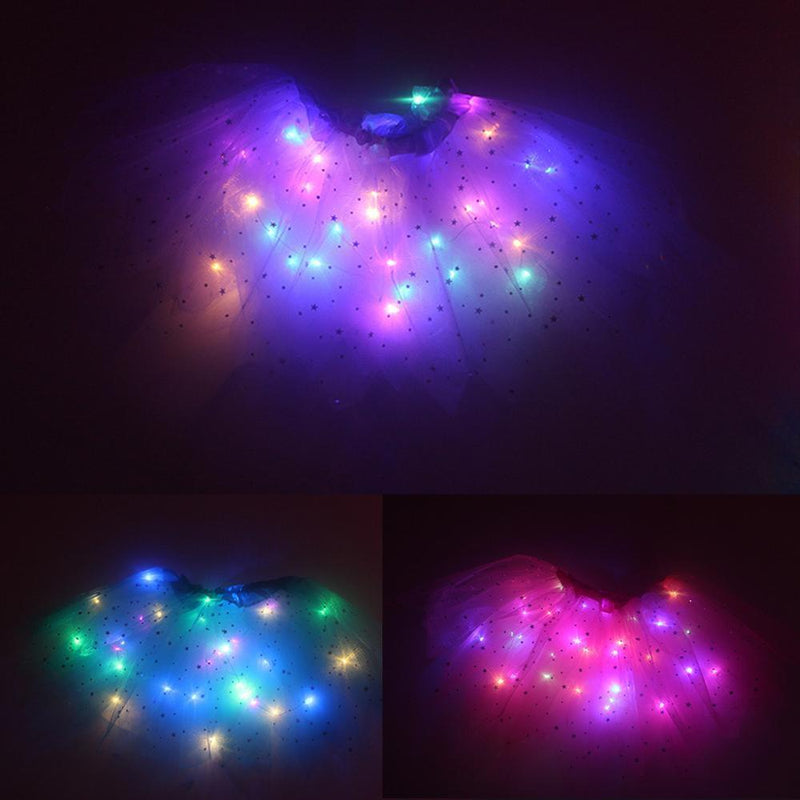 Faldas LED brillantes de princesas