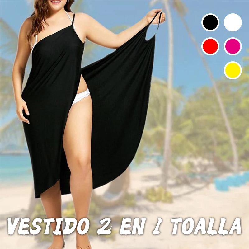 Elegante vestido de toalla 2 en 1