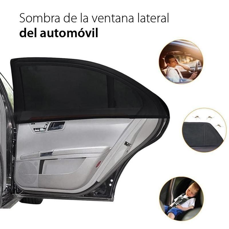 Cortina de ventana lateral para automóvil, 2 piezas