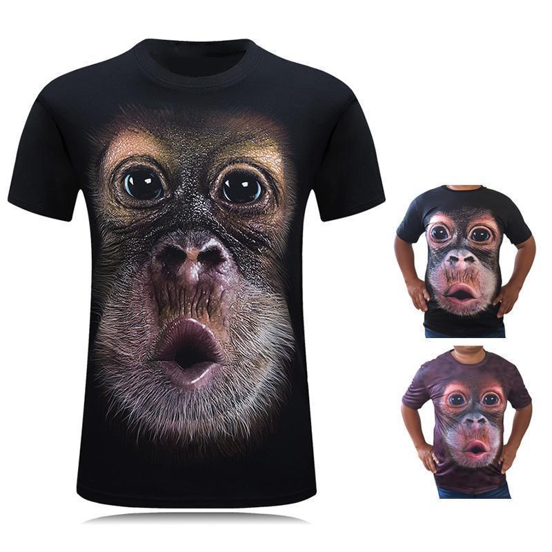 Divertida Gorilla 3D T-shirt