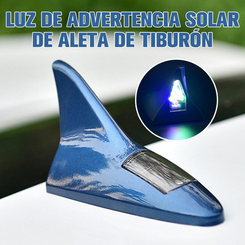 Aleta de tiburón Luz de advertencia solar para automóvil