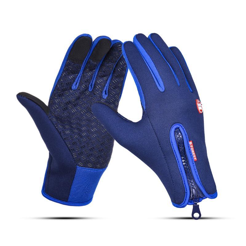 Guantes de pantalla táctil impermeables a prueba de viento de primera calidad unisex