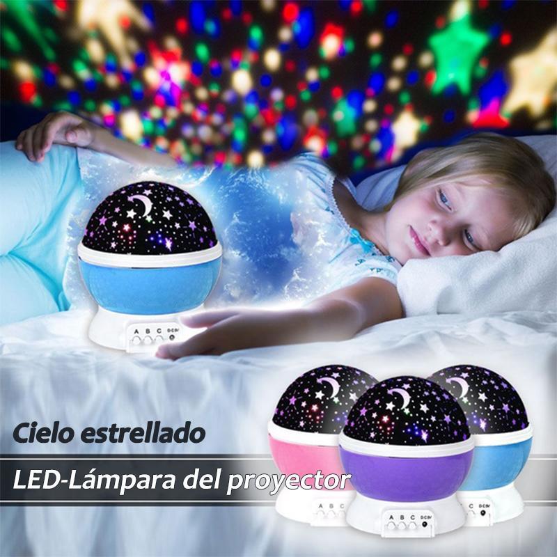 Luz Nocturna Cielo Estrellado Romántico - Lámpara LED para proyectores