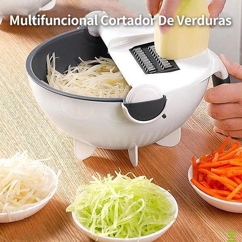 ComoVidaâ„?Multifuncional cortador de verduras giratorio