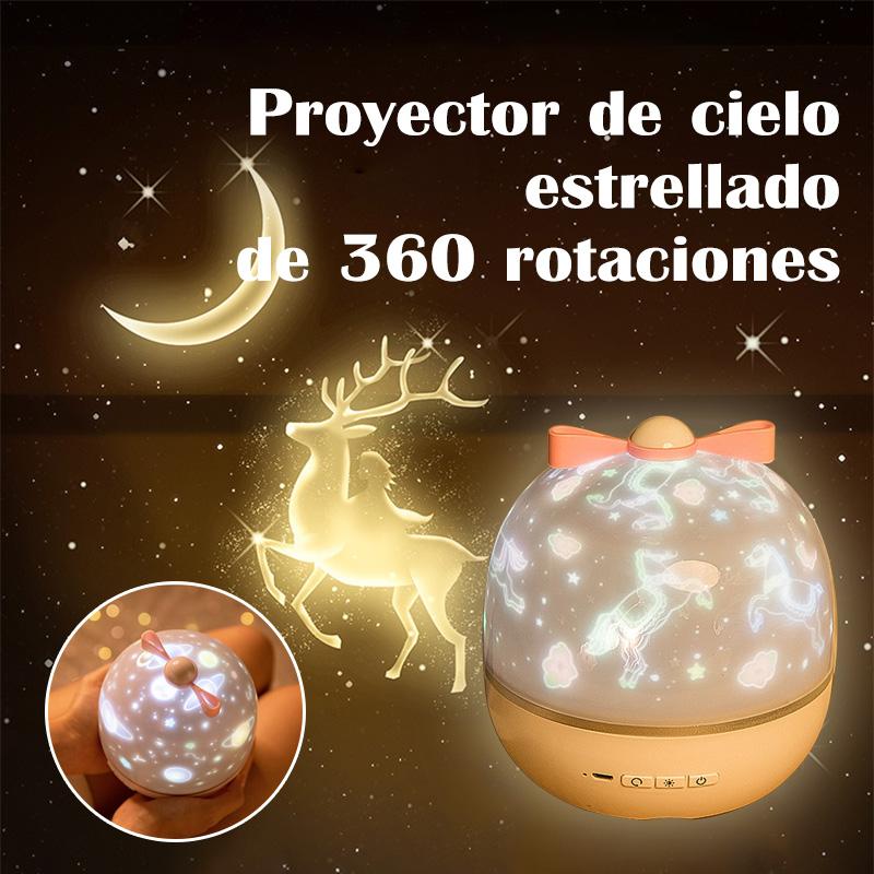 Proyector de rotación 360 Cielo estrellado