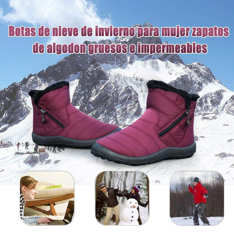 Botas de nieve impermeables se mantienen calientes