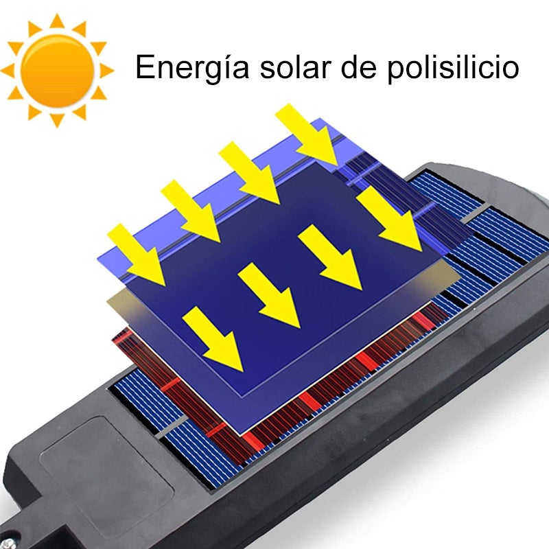 Lámpara LED solar al aire libre