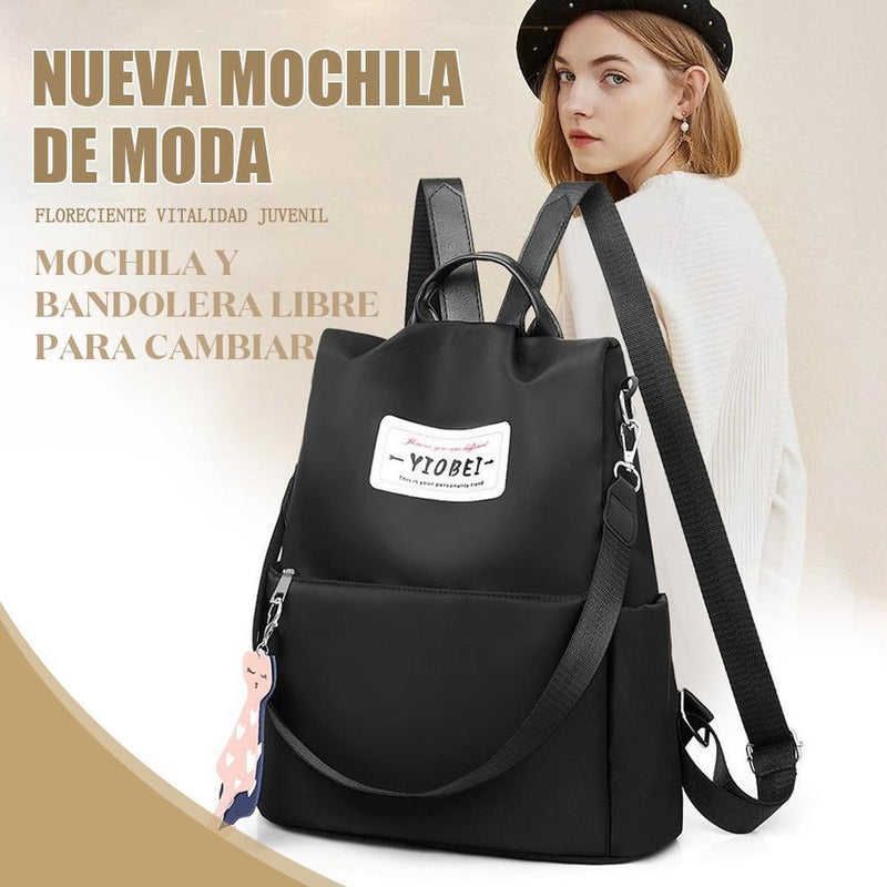 Bolso multifuncional en mochila y bandolera