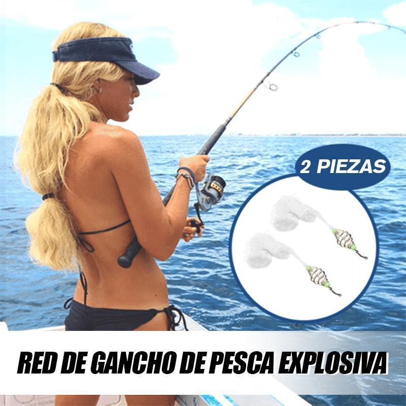 Red sin anzuelo de pesca explosiva (2 Piezas)