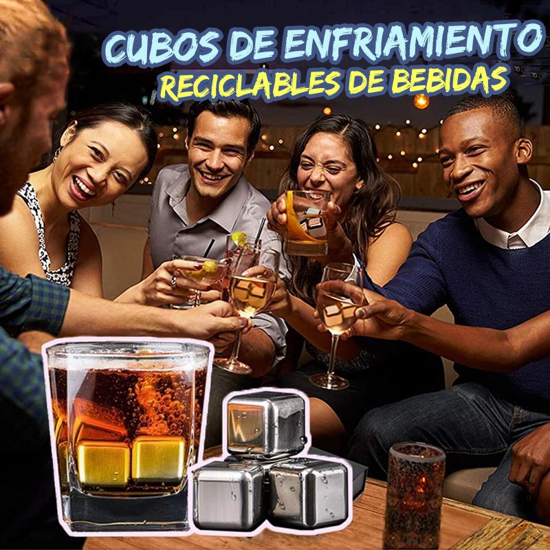 Cubos de enfriamiento de bebidas reciclables