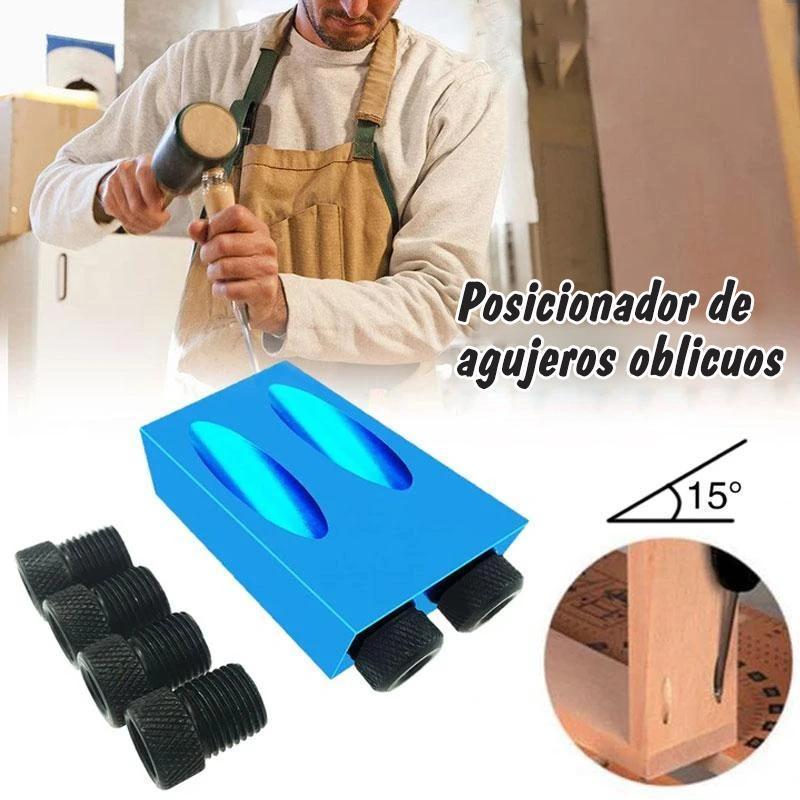 Herramienta para trabajar la madera puncher posicionador