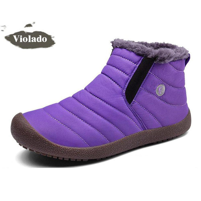 Botas Moderno de Abrigo Antideslizantes de Nieve (Caña Alta)