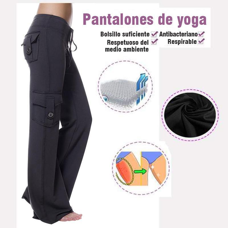 ComoVidaâ„?PANTALONES DE YOGA SUAVE EN BAMBÚ ECOLÓGICO