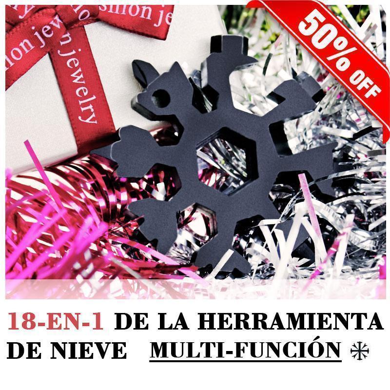 18-En-1 Multifuncional Herramienta en Forma de Nieve (Embalaje para Regalo)