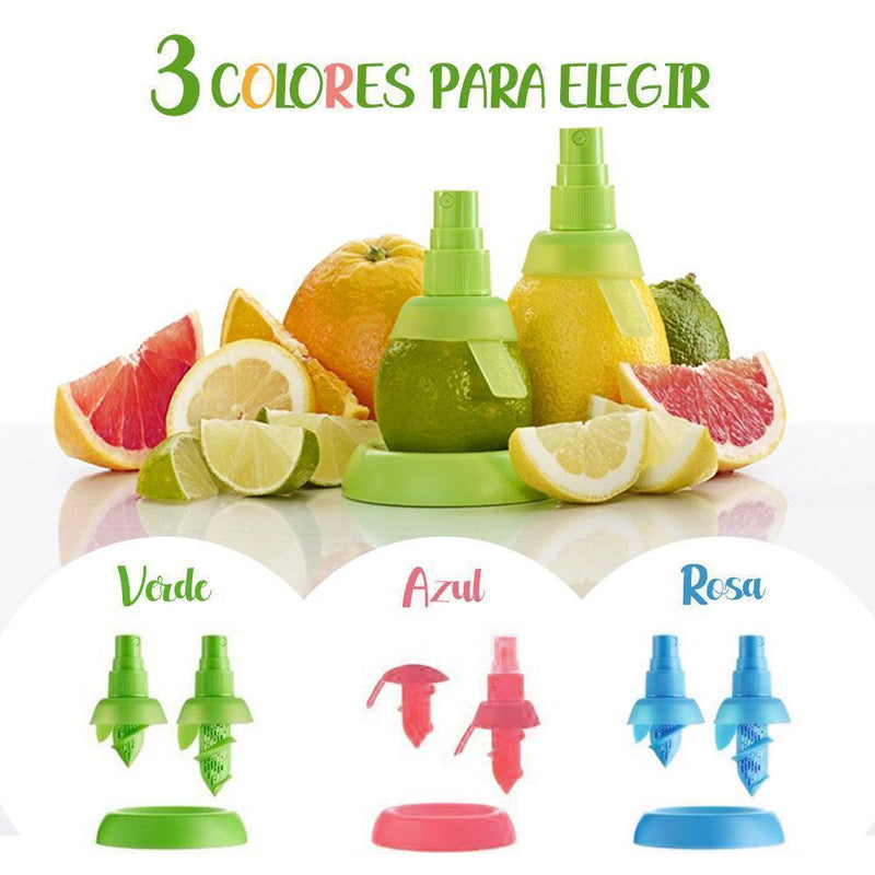 Pulverizador para frutas como limón, 3 diferentes piezas