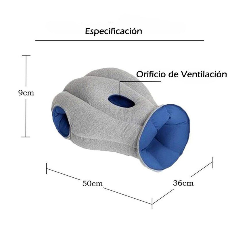 360 ° insonorizada Almohada de Avestruz