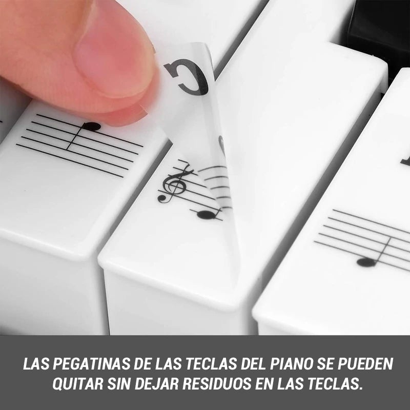 Pegatina de teclas de piano