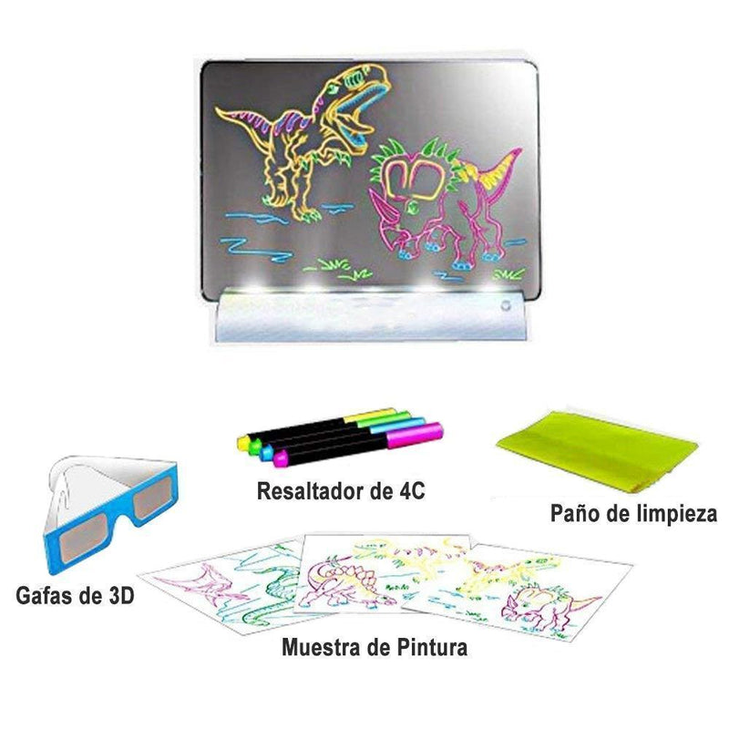 Tablero Iluminado de Dibujo para Niños