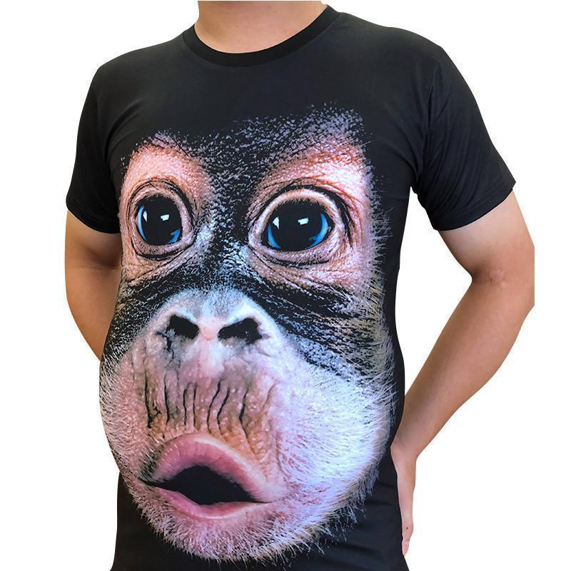 Divertida Gorilla 3D T-shirt