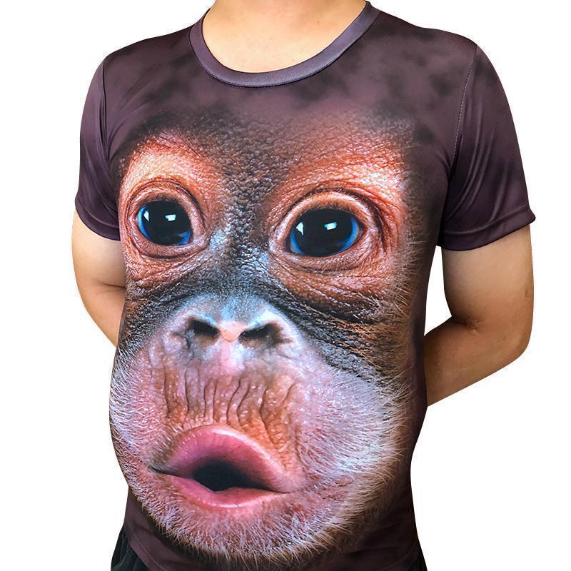 Divertida Gorilla 3D T-shirt