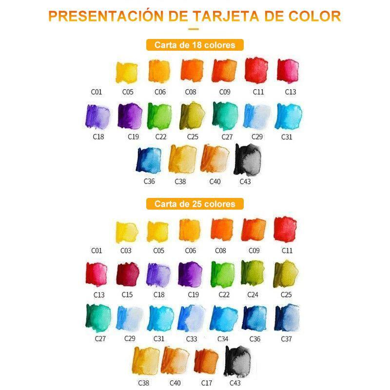 Paleta de pigmentos sólidos para gouache: ¡deje hablar su creatividad!