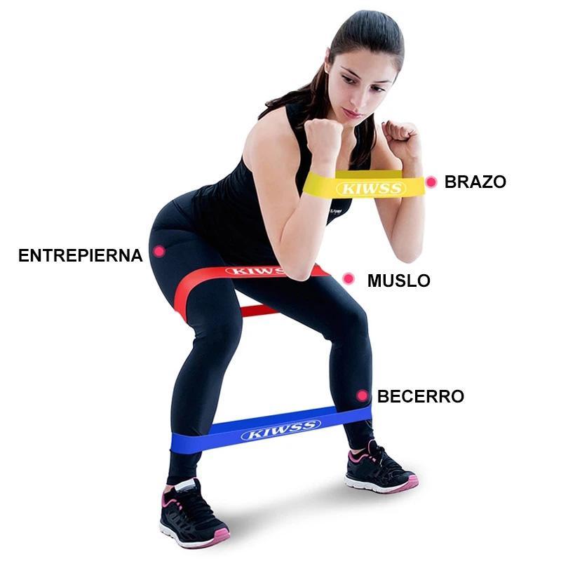 Juego de bandas elásticas para yoga (5 pcs)