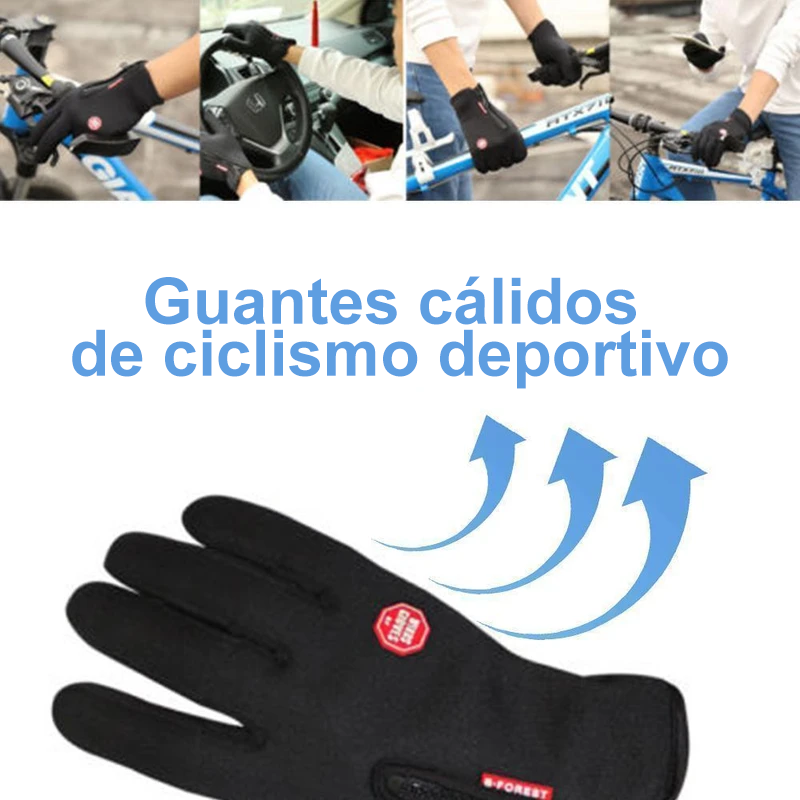 Guantes de pantalla táctil impermeables a prueba de viento de primera calidad unisex