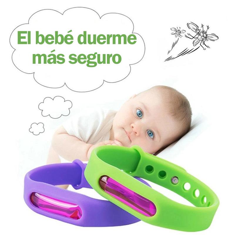 Pulsera repelente de mosquitos