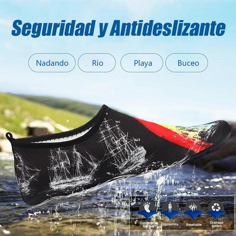 Calzado de playa y buceo para hombres y mujeres