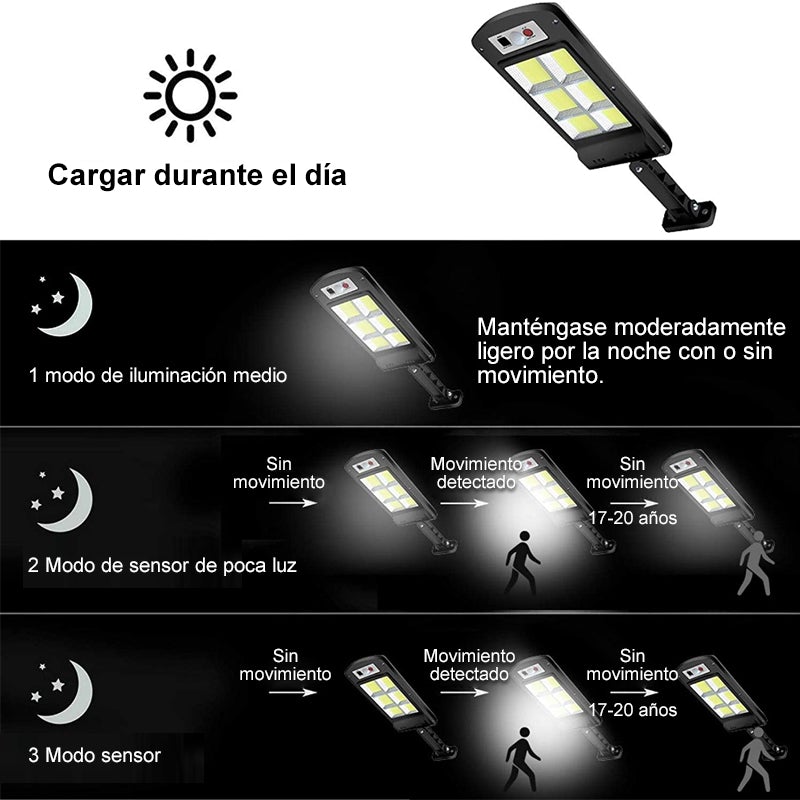 Lámpara LED solar al aire libre