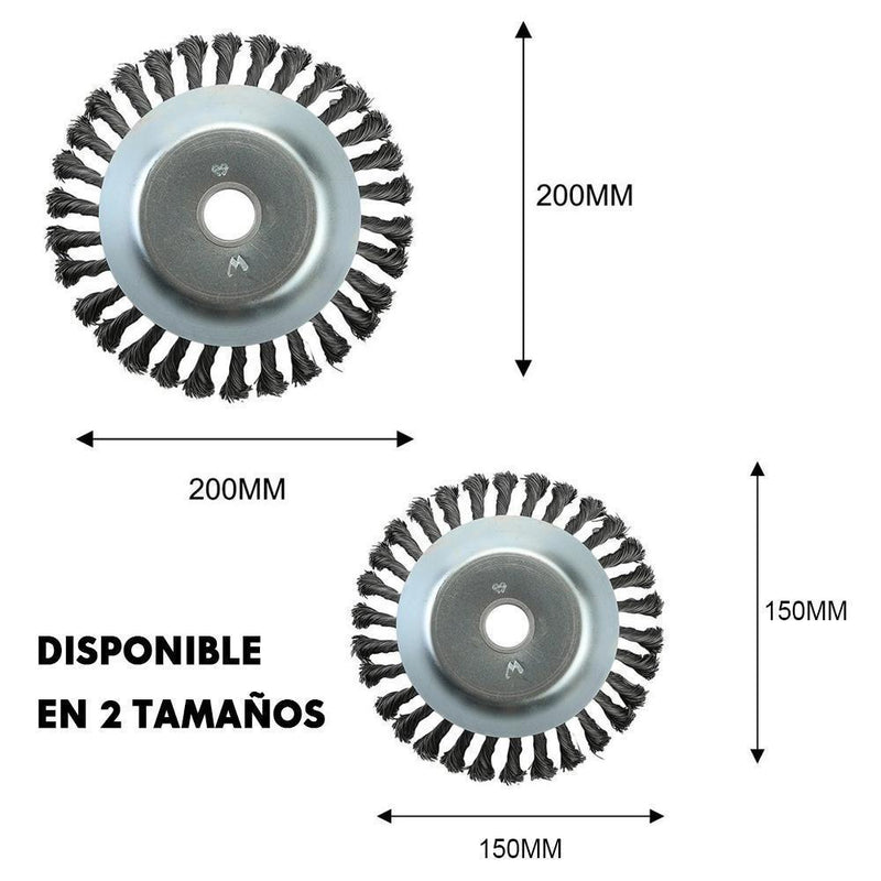 Cortadora y planificador de césped de jardín