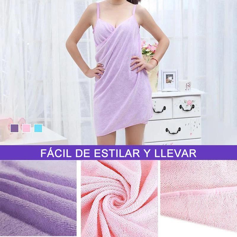 Elegante vestido de toalla 2 en 1