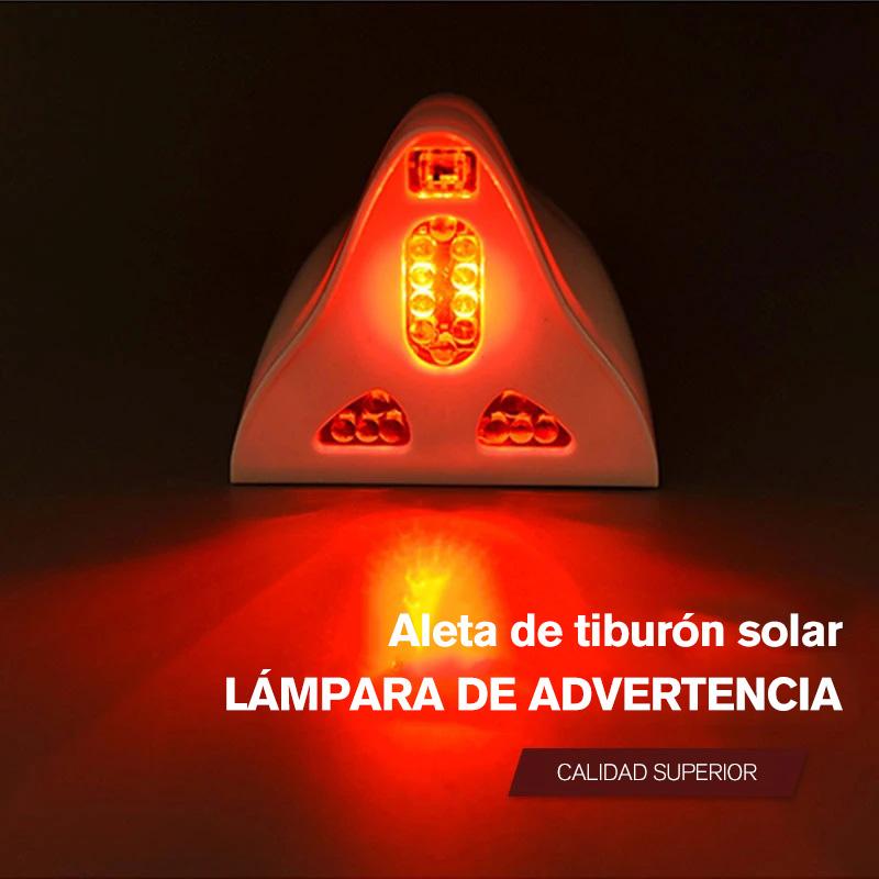 Aleta de tiburón Luz de advertencia solar para automóvil