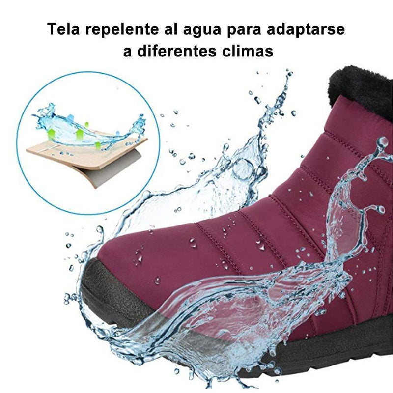 Botas de nieve impermeables se mantienen calientes