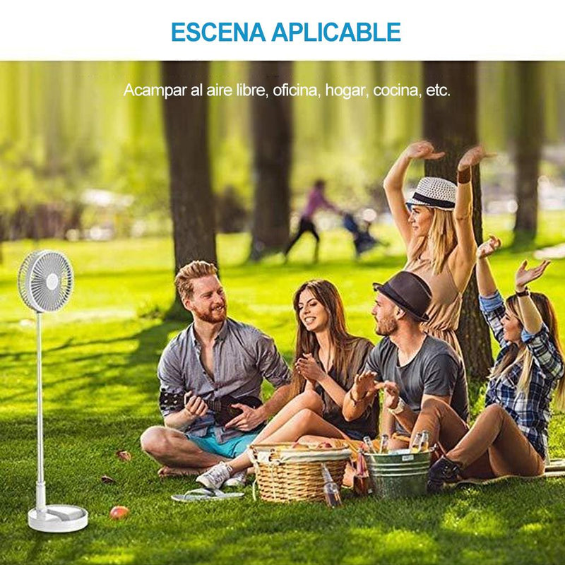 Ventilador de carga USB telescópico plegable