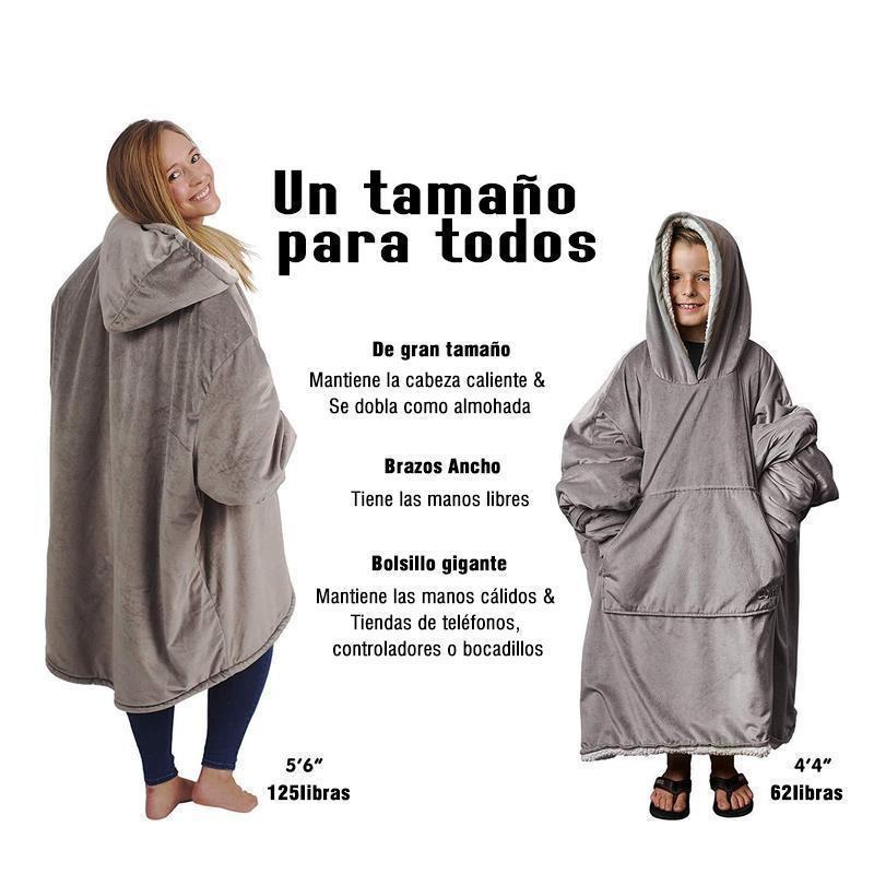 Gran Manta Cálida Moderna del Invierno Para Adultos Y Niños