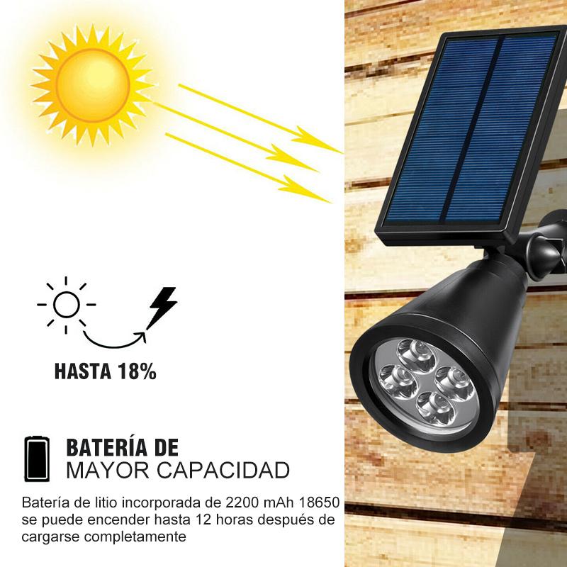 Proyector solar decorativo para jardín