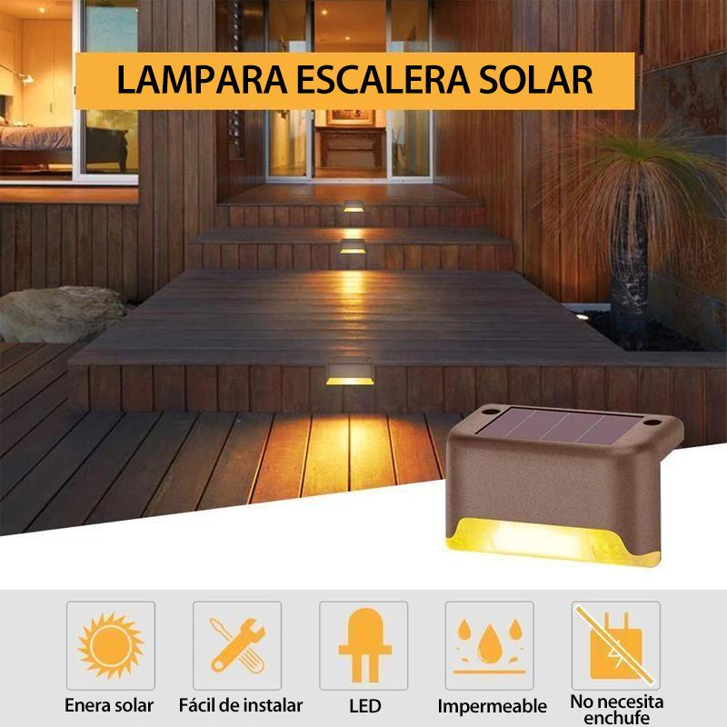 Innovadora luz solar empotrada para exteriores impermeable