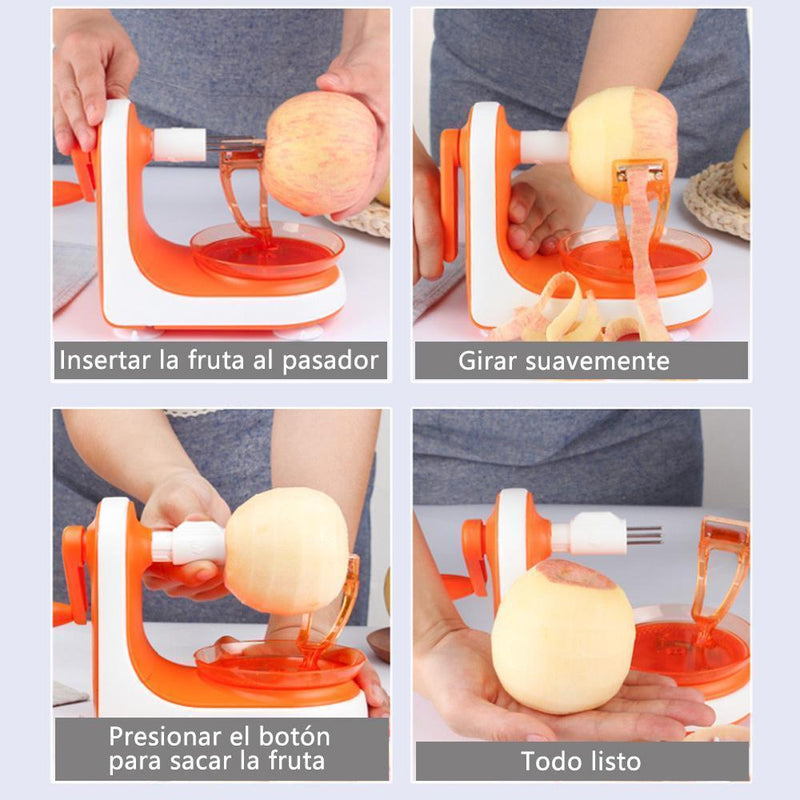 Pelador manual para frutas, fácil de usar