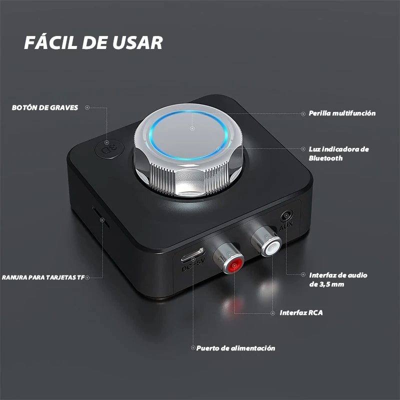 Receptor de audio bluetooth