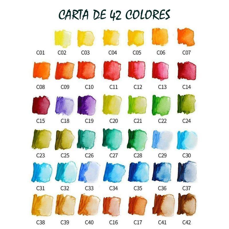 Paleta de pigmentos sólidos para gouache: ¡deje hablar su creatividad!