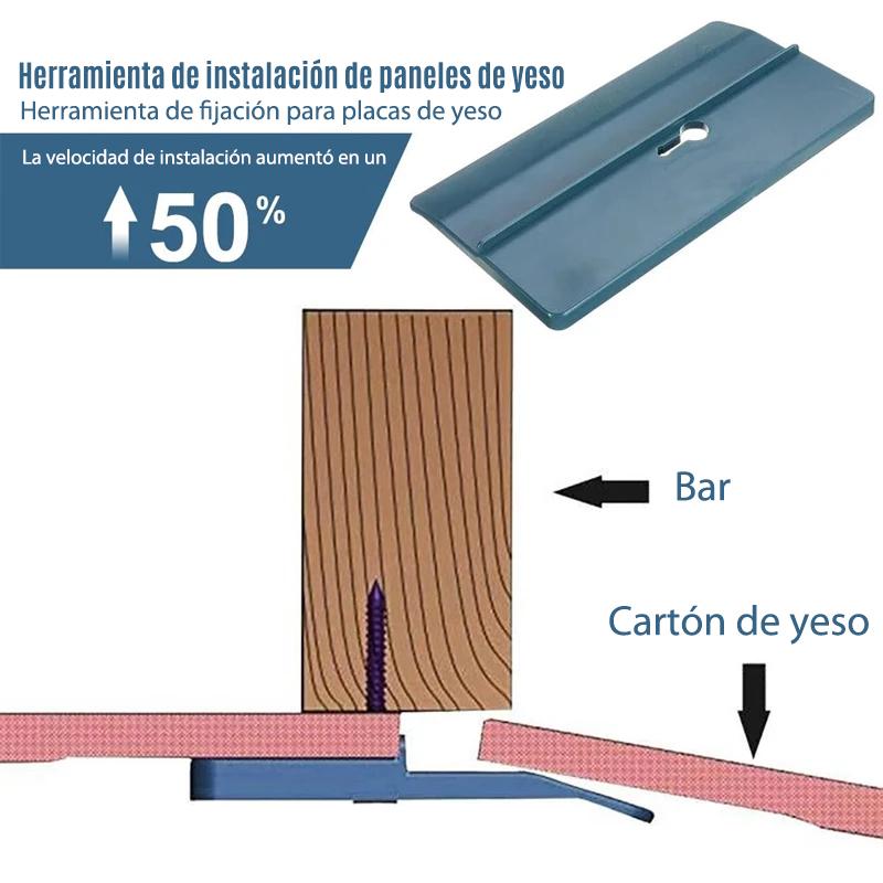 Placa de soporte para paneles de yeso de techo (2 PIEZAS)