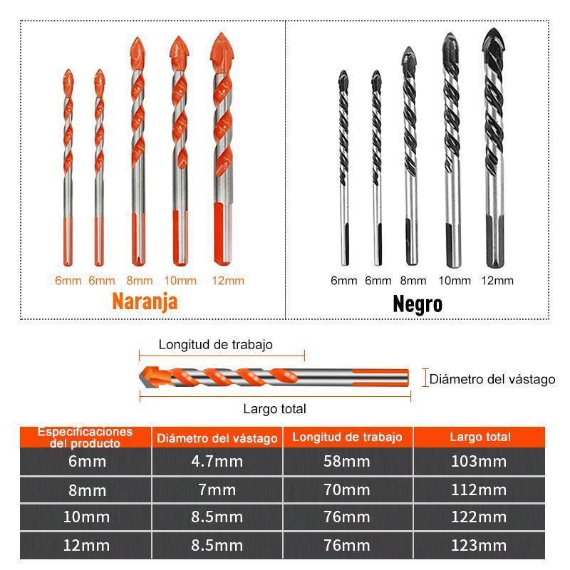 Brocas multifuncionales (5 piezas)