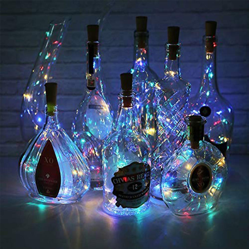 Botella LED luz corcho luz de noche DIY deco regalo