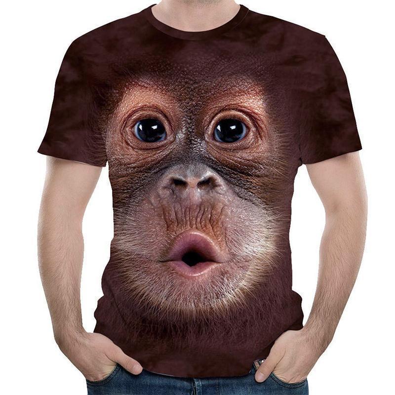 Divertida Gorilla 3D T-shirt