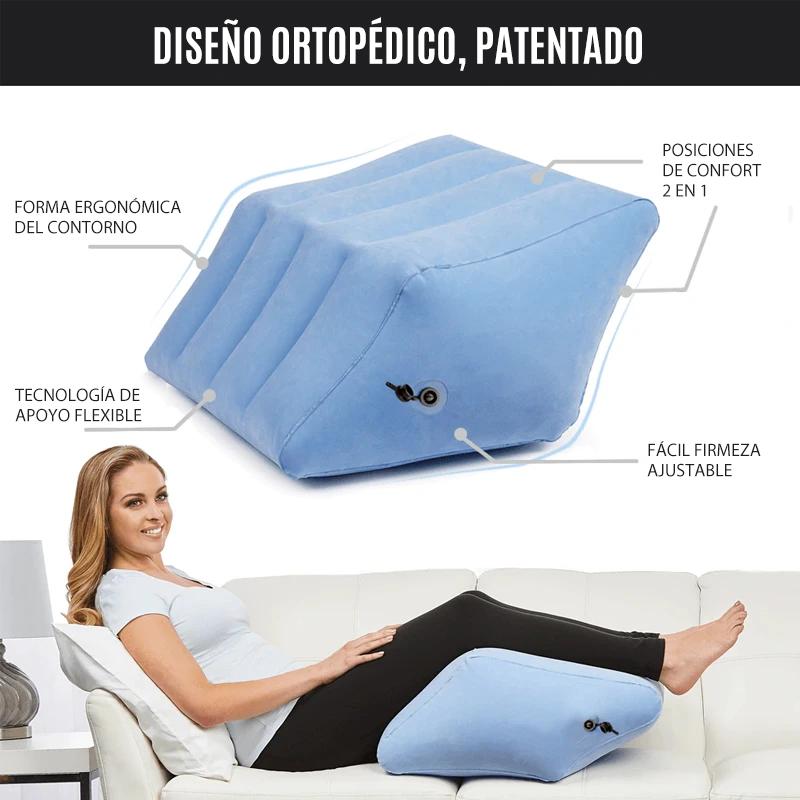 Almohada inflable de la pierna