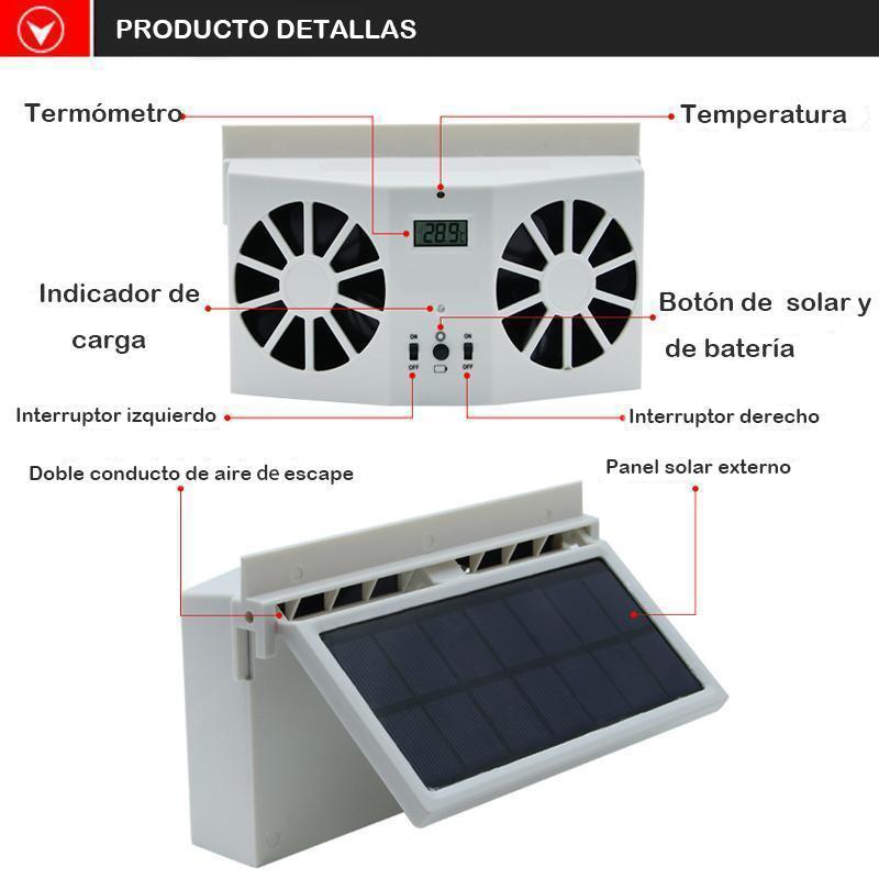 ComoVidaâ„?Ventilador para remover calor del automóvil